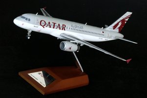 Der Airbus A320 von Qatar Airways