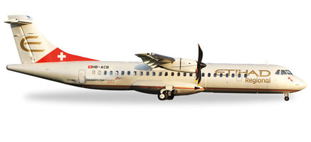 Das Flugzeug ATR-72-500 Regional Jet (Metall)