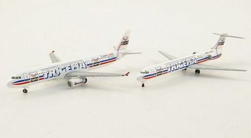 Set Lietadla Airbus A321 a MD-83 Trigema
