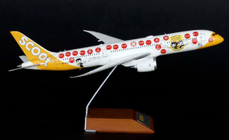 Boeing B787-9 Scoot "SG50" With Stand