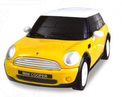 Car Mini Cooper standard, yellow