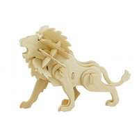 3D Lion + 4 Farben und Pinsel