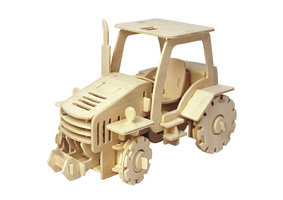 3D-Puzzle-Roboter, ferngesteuerter Traktor