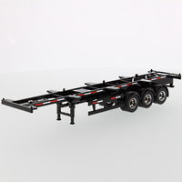 40Ft Skeleton Trailer Trailer - čierna