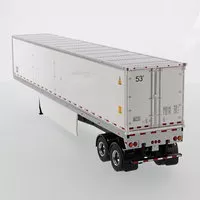 53Ft Dry Cargo Van Trailer - Biela