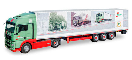 MAN TGX XLX Euro 6 box semitrailer