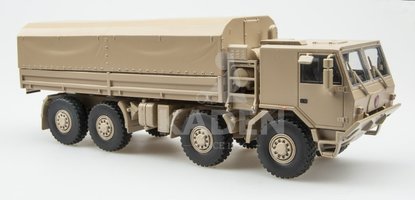 TATRA 815-7 8x8 military flatbed with tarpaulin, sand color