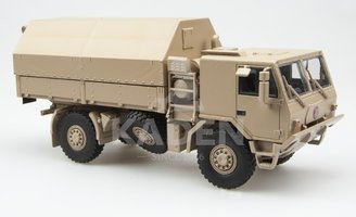 TATRA 815-7 4x4 military flatbed with tarpaulin, sand color