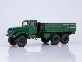 KRAZ-214 FLATBED TRUCK - GREEN