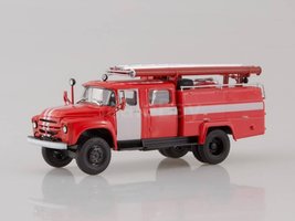 ZIL-130 FIRE ENGINE AC-30 -  63A WITH WHITE STRIPES