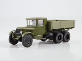 Magazine "Legendary trucks of USSR No. 17" with model of ZIS-6 flatbed truck