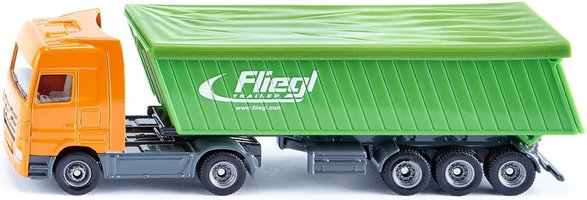 TRUCK MB Actros WITH TRAILER AND ROOF
