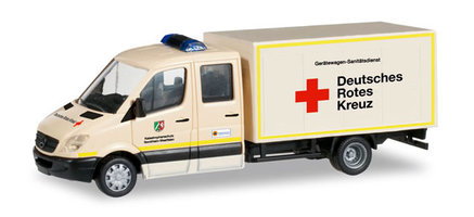 Auto Mercedes-Benz Sprinter Doppelkabine mit box " DRC Katastrophenschutz NRW "