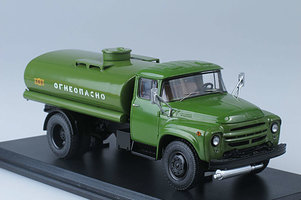 Military tanker truck TSV-6 (ZIL-130),  khaki
