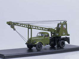 Crane truck AK-75 (ZIL-164), (exhibition version),  (khaki)
