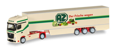Mercedes-Benz Actros Gigaspace box semitrailer "AZ Kempen"