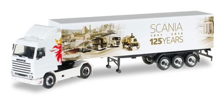 Scania 141 - canvas semitrailer "125 Jahre Scania"