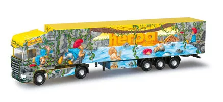 Scania TL Koffer-Sattelzug Herpa Monument II