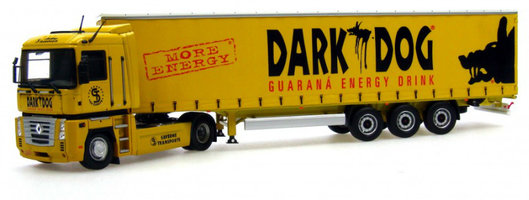 Truck Renault Magnum + Krone "Dark Dog" trailer & Keyring trailer