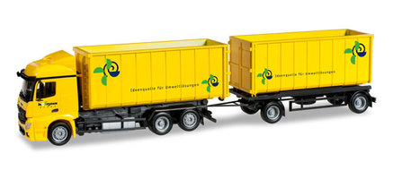 Kamion  Mercedes-Benz Actros Streamspace container trailer "Hofmann denkt"