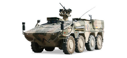 GTL Boxer Tank-Transport-Fahrzeug, dekoriert