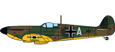 Spitfire MK.I - Luftwaffe captured aircraft 