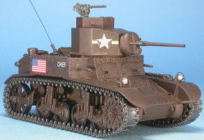 Tank M3 Stuart 1st US Armored Div. Tunis Dec. 1942