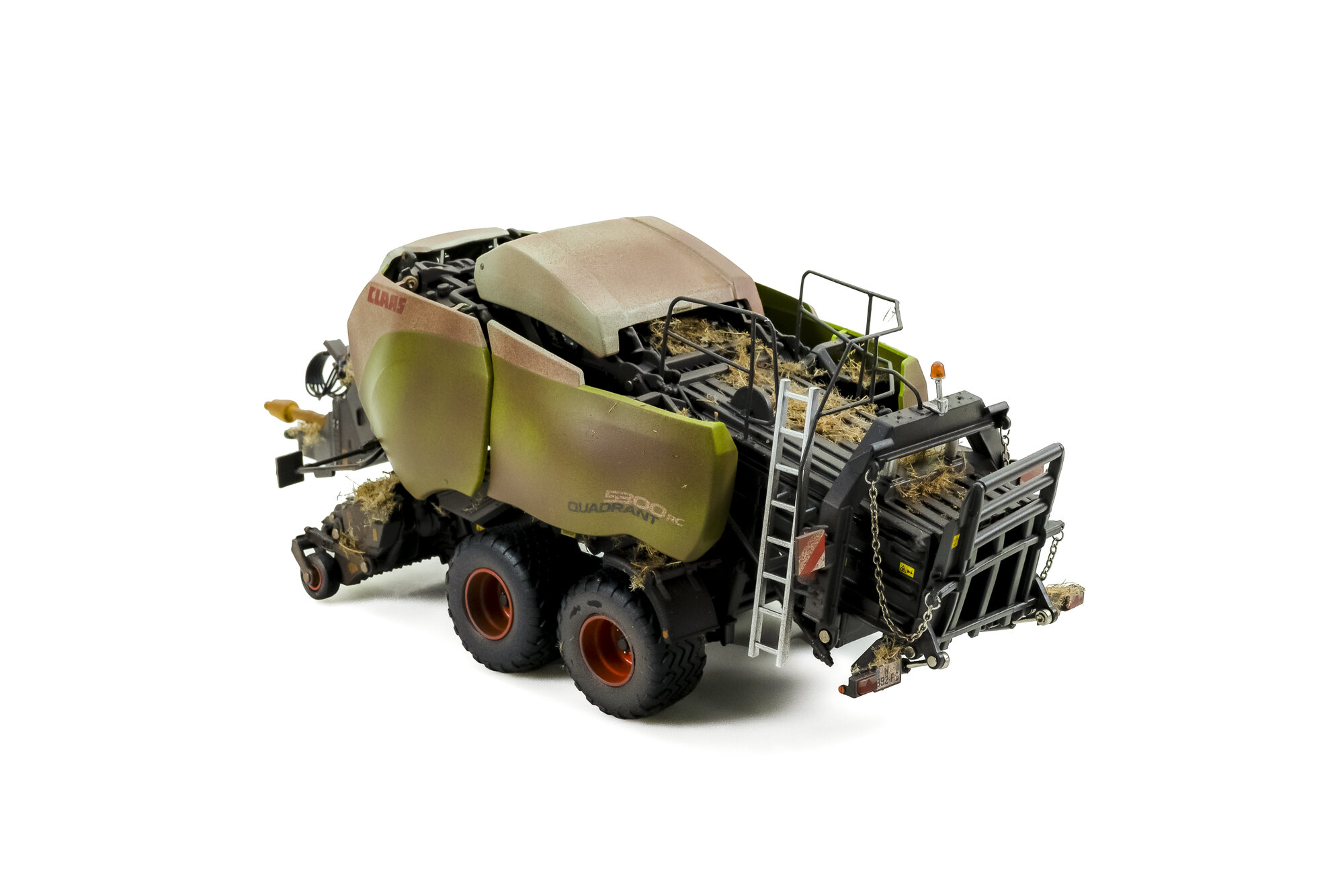 Miniature ROS CLAAS Quadrant 5300 RC - Presse à Foin échelle 1/32, Métal Et Plastique