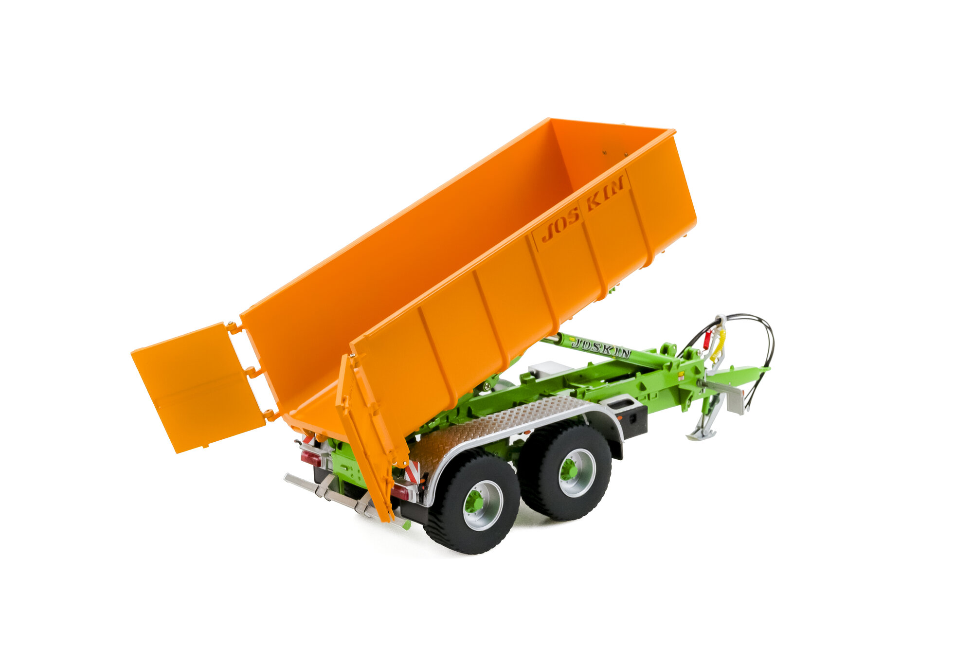 Universal Hobbies UH6353 – Joskin Cargo Lift Porte-container 1/32, Tracteur Jaune