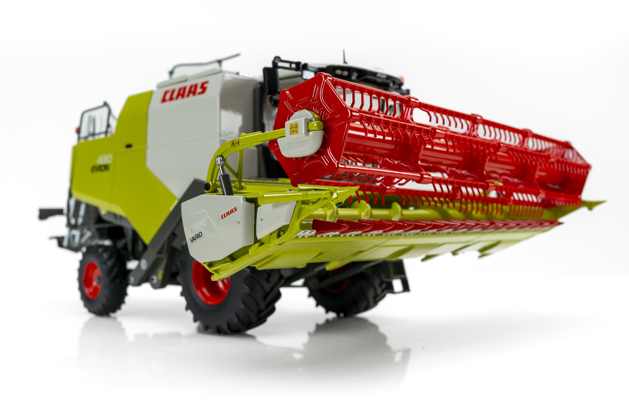 Miniature Moissonneuse CLAAS Evion 450 avec coupe Vario 620 – 500.000 CLAAS Combines – Limitée à 1000ex. MARGE MODELS MAR266819 | Collect World
