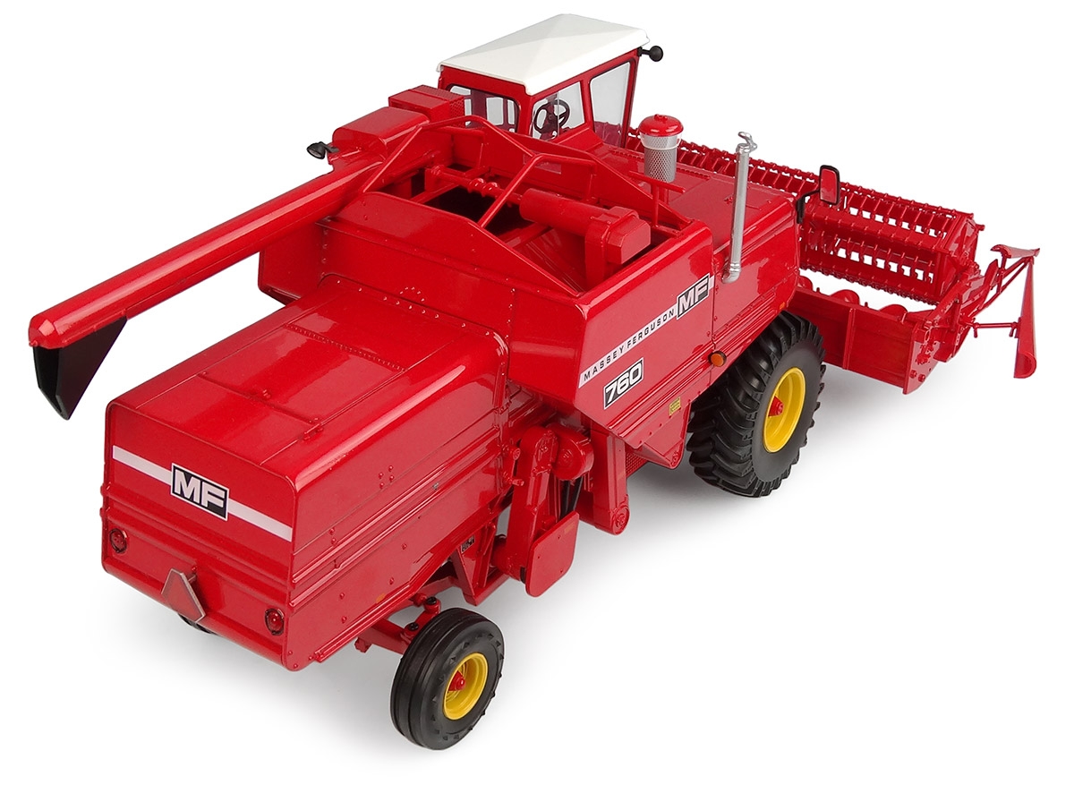 Miniature Moissonneuse-batteuse Massey Ferguson 760 – Universal Hobbies 1/32 – Métal – Neuve