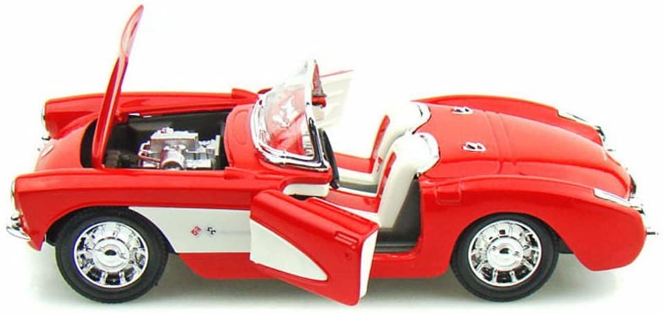 Chevrolet Corvette, red/white, 1957