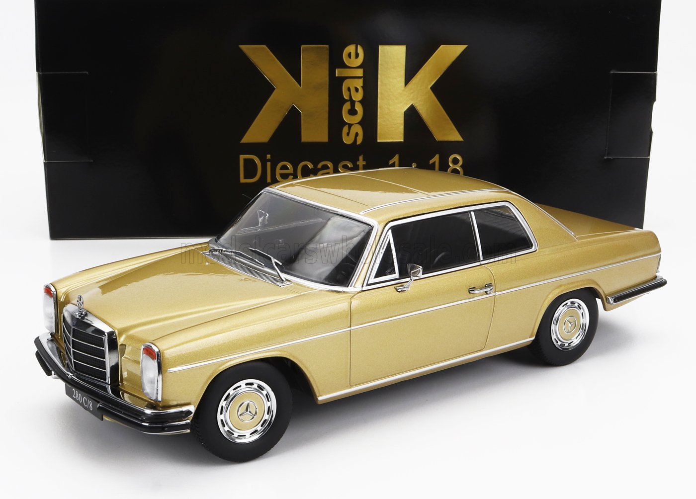 MERCEDES BENZ 280C 8 W114 COUPE 1969 GOLD MET