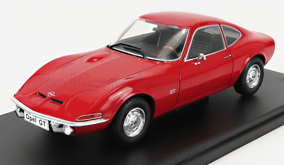 Voiture Miniature 1:24 Opel GT 1900 Coupé 1968 - Edicola Avec Vitrine - Jaune