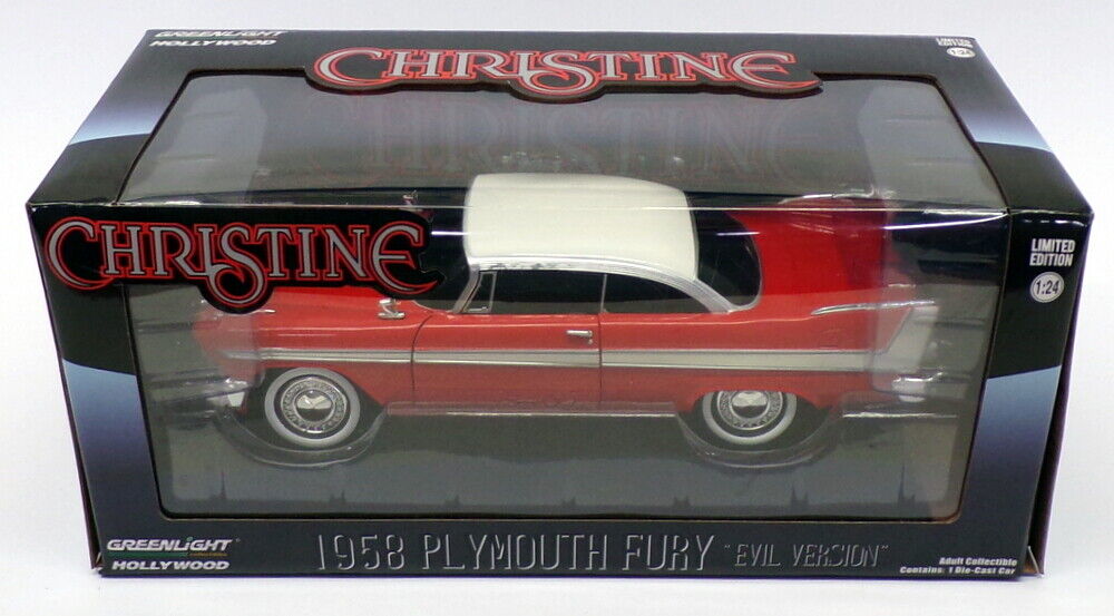 ミニカー 1:24 CHRISTINE 1958 PLYMOUTH FURY EVIL Greenlight 1/43 - Christine 1958 Plymouth Fury Evil Version