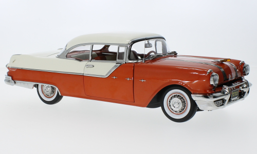 Pontiac star Chief Hardtop, Copper/White, 1955 | Modelsnavigator.com