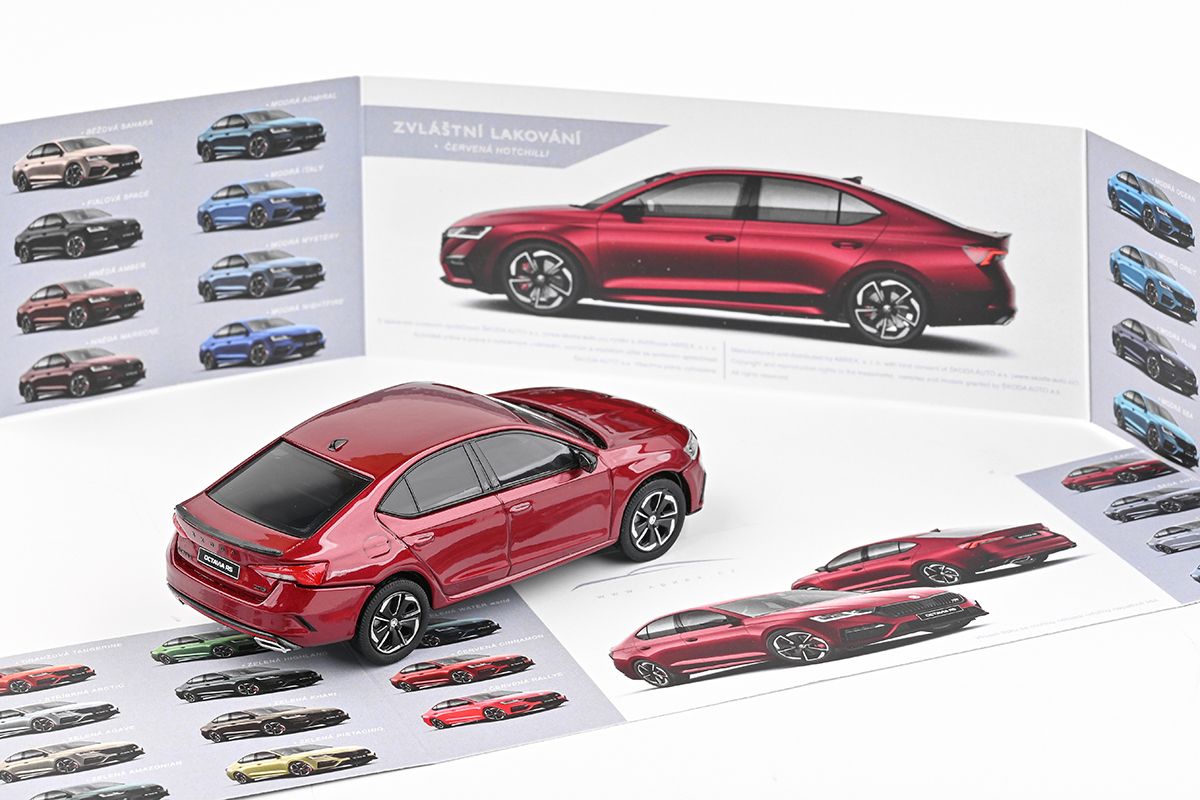 Skoda Octavia IV RS (2020) - Red Hotchilli Metallic | Modelsnavigator.com