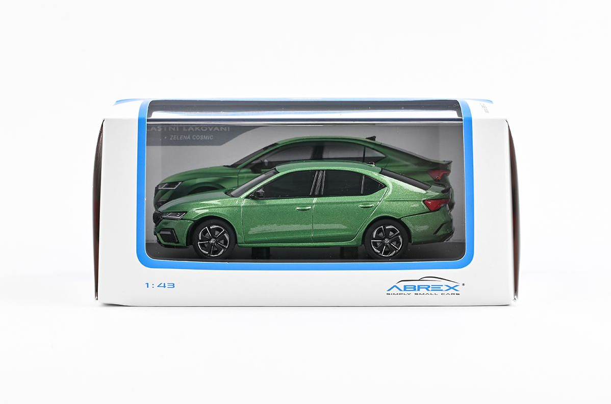 Méretarányos autó modell, Skoda Octavia IV RS (2020), Abrex, 1:43