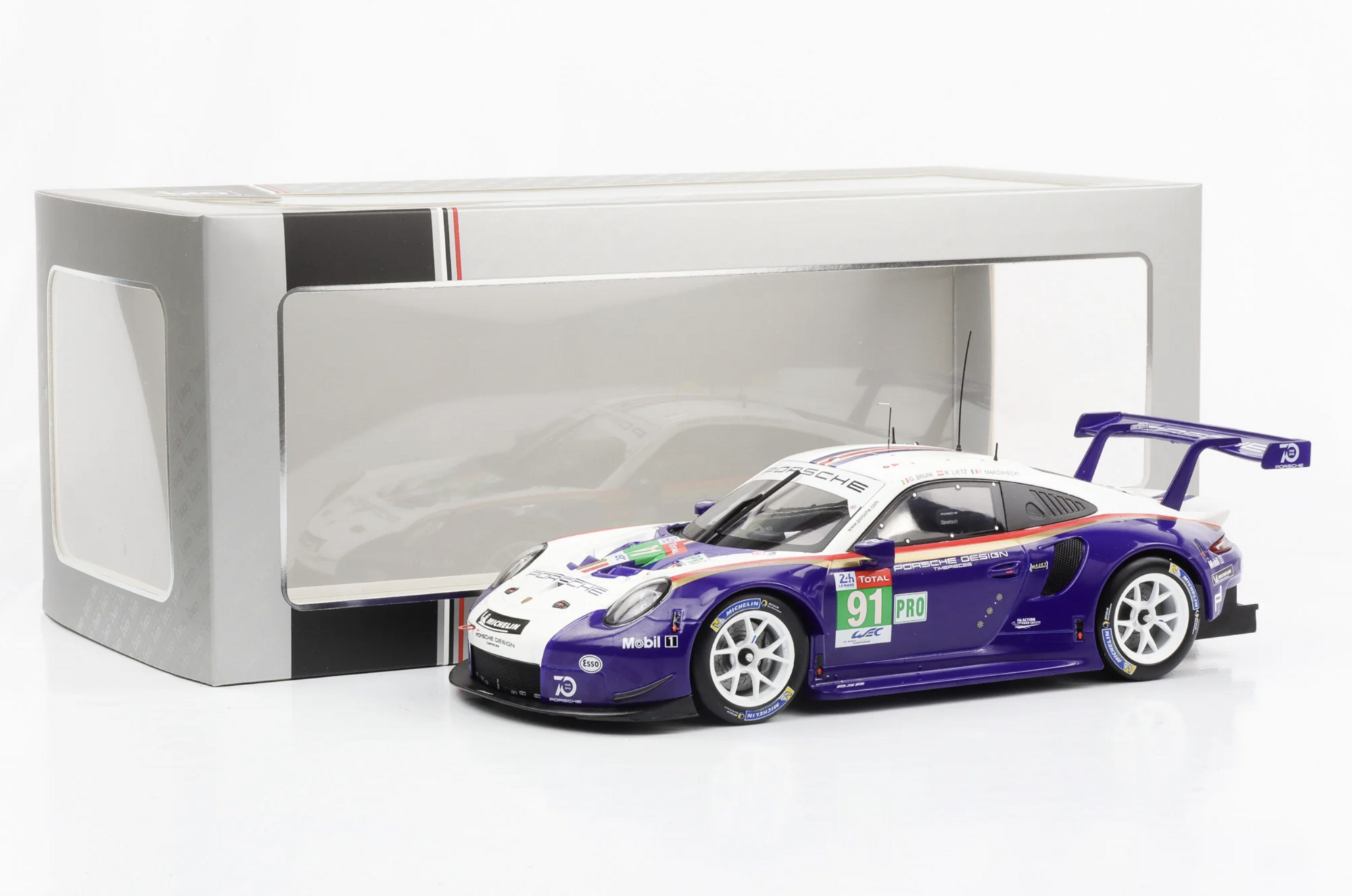 PORSCHE 911 991 RSR TEAM PORSCHE GT N 91 2nd LMGTE PRO 24h LE MANS 2018