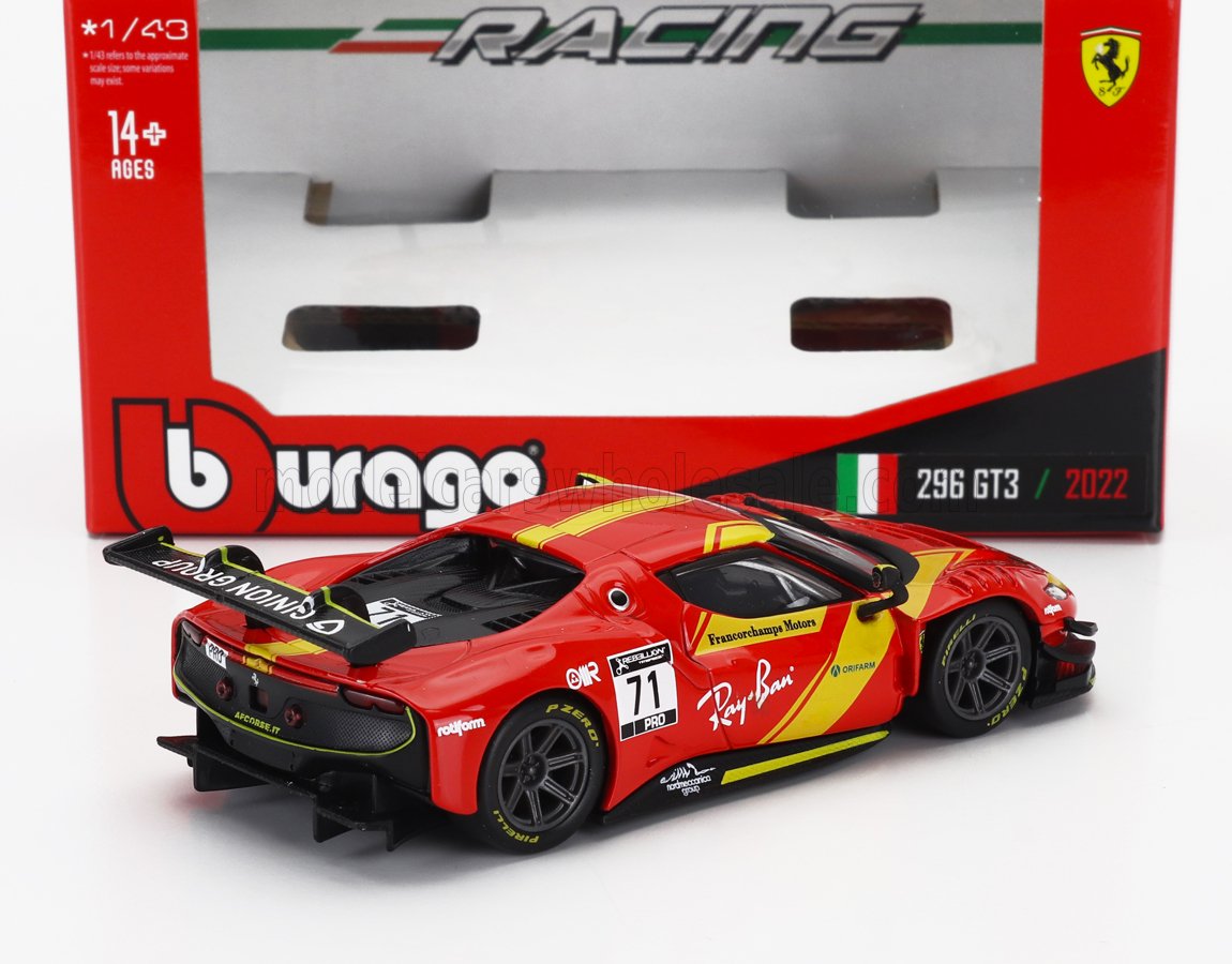 FERRARI 296 GT3 3.0L TWIN TURBO V6 N 71 RACING 2023