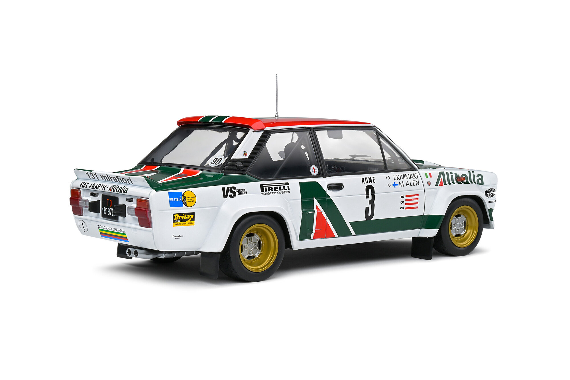 パーツ ABARTH131 rally The Rally Legends EZRL2349 1/10 Fiat 131 Abarth Alitalia