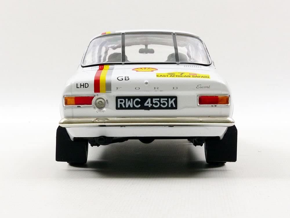 ミニカー　1/18 Ford Escort MK 1 RS 1600 Winner Safari Rally 1972 Shell #7(ホワイト×ブラック) [T9-1800132] Ixo 1:18 Ford Escort MK1 RS 1600 #4 Winner RAC Rallye 1972