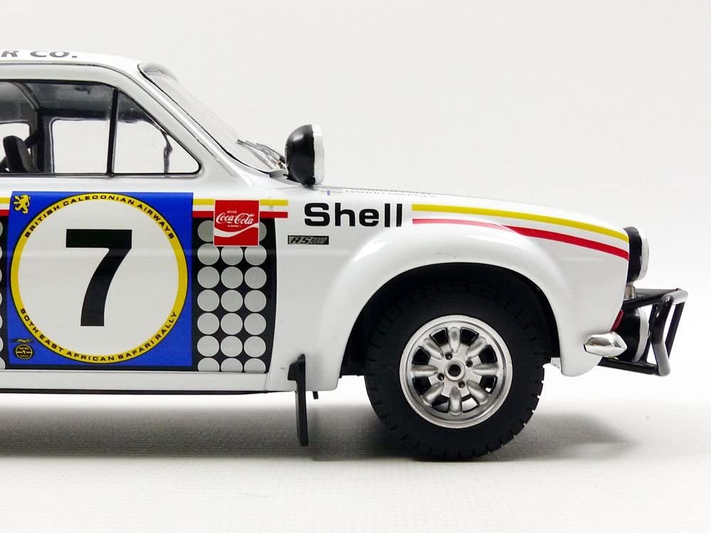 ミニカー　1/18 Ford Escort MK 1 RS 1600 Winner Safari Rally 1972 Shell #7(ホワイト×ブラック) [T9-1800132] Ixo 1:18 Ford Escort MK1 RS 1600 #4 Winner RAC Rallye 1972