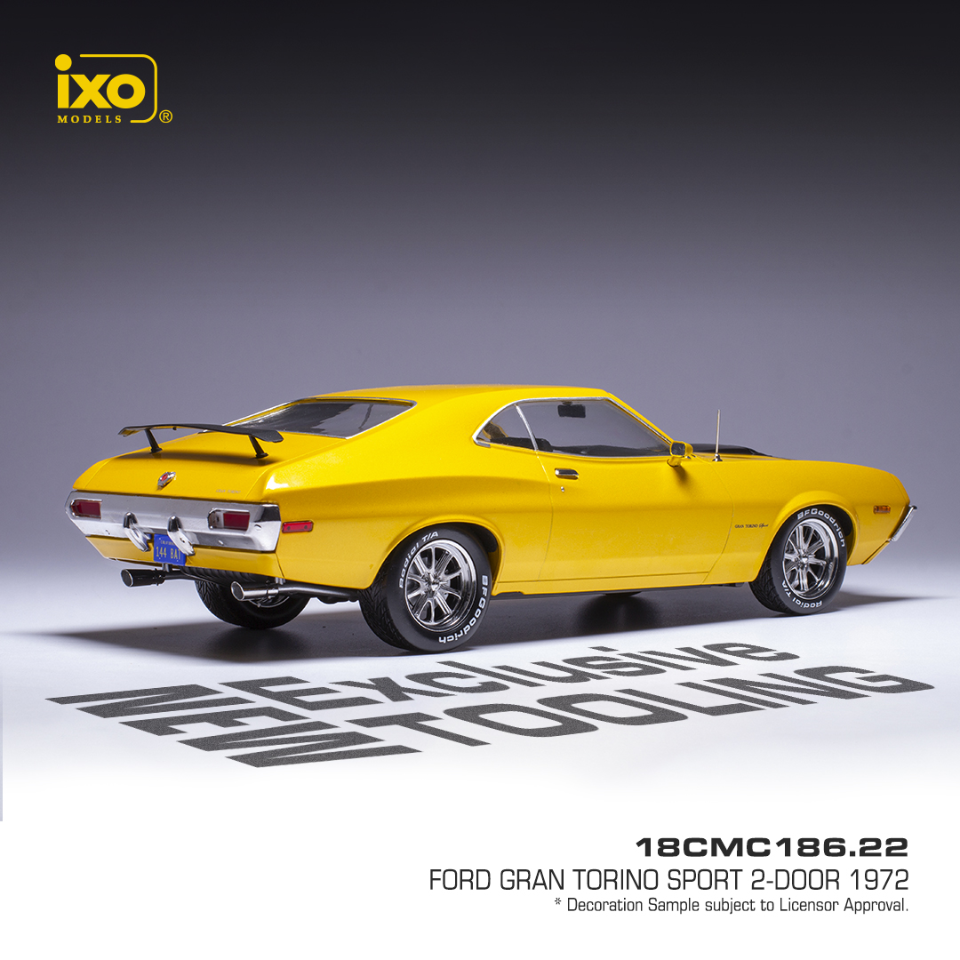 '72 FORD GRAN TORINO SPORT 未開封 Ford Gran Torino Sport, yellow, 1972 | Modelsnavigator.com