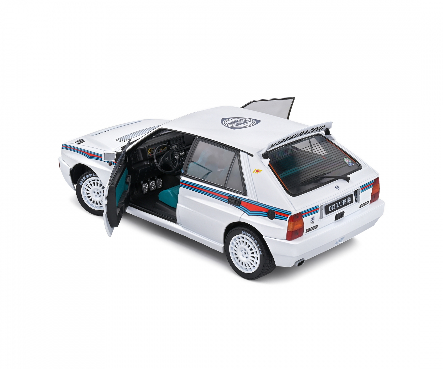 Modellino Solido 1:18 Lancia Delta HF Integrale Evo 1 – Martini 6 – 1992 – Bianco - Foto 1