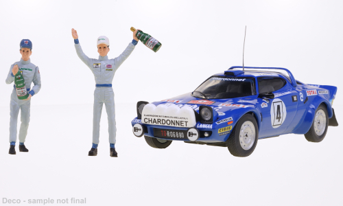 Miniature Lancia Stratos HF N°4 - Monte-Carlo 1979 - HPI Racing 8024 - 1/43