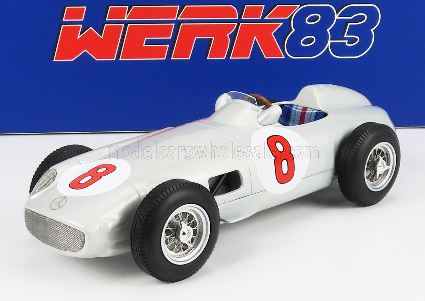 WERK83 1/18 メルセデス W196 #8 オランダGP 1955 優勝 Juan Manuel Fangio Mercedes-Benz W196 n° 8 Winner GP