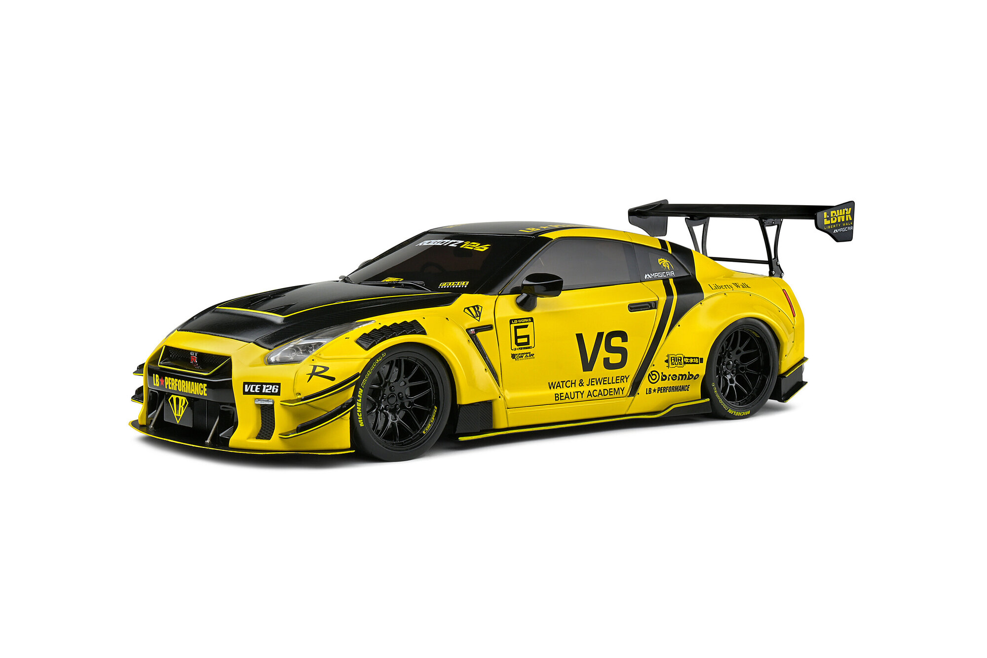 M's】 日産 R35 GT-R LB☆WORKS Ver.1 フルエアロ 4点 ワイド