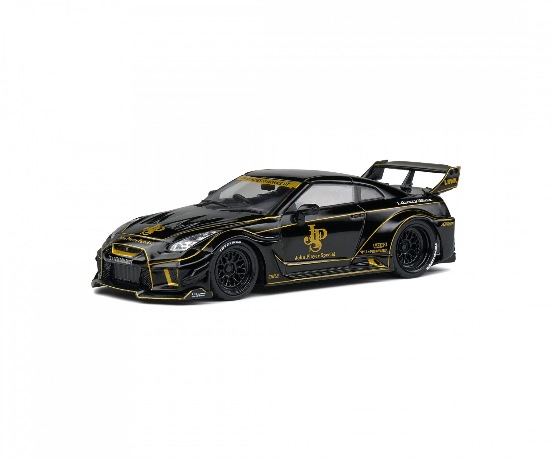 Hpi 1/43 - NISSAN GT-R (R35) Super Black Resin Scale Model