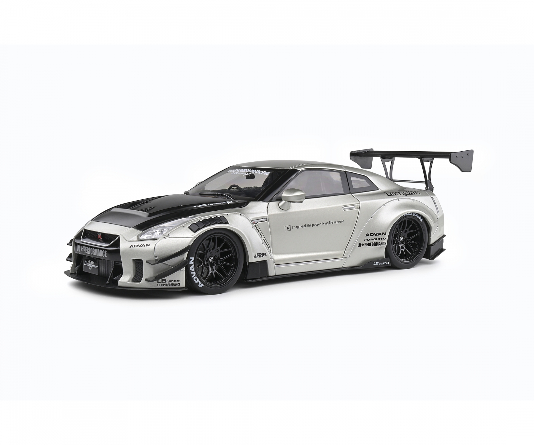 Nissan GT-R R35LB★PERFORMANCE 1/18 1/18 TSM Top Speed LBWK NIssan R35 35GT-RR LB-Silhouette